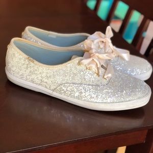 keds x kate spade new york glitter sneakers